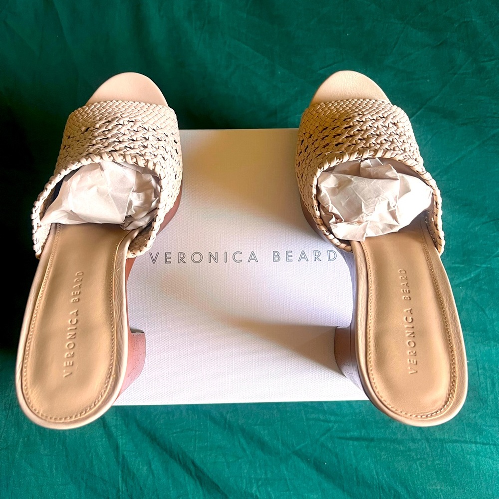 COPY - Guadalupe Platform Sandals by Veronica Beard. - Picture 8 of 9